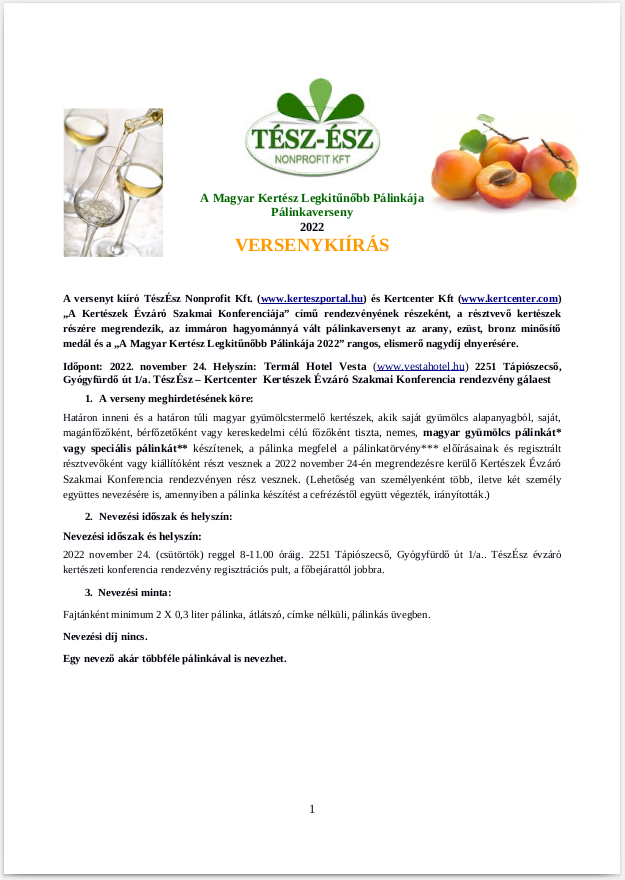 palinak versenykkiras ikon kep 2022